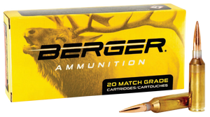 Berger Bullets 50010 Target Rifle 6.5PRC 156gr Hybrid 20 Per Box/10 Case                                                                                                                                
