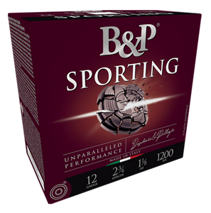 B&P 12B1SCL8 Sporting Clay 12Gauge 2.75" 1oz 8Shot 25 Per Box/10 Case B&P 12B1SCL8 Sporting Clay 12Gauge 2.75" 1oz 8Shot 25 Per Box/10 Case