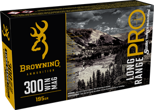 Browning Ammo B192503001 Long Range Pro 300Win Mag 195gr Sierra MatchKing BTPT 20 Per Box/10 Case Browning Ammo B192503001 Long Range Pro 300Win Mag 195gr Sierra MatchKing BTPT 20 Per Box/10 Case