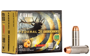 Federal P41XB1 Premium  41RemMag 180gr Barnes Expander BRX 20 Per Box/10 Case                                                                                                                           