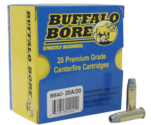 Buffalo Bore Ammunition 20A20 Heavy Strictly Business 38Special +P 158gr Soft Cast Hollow Point 20 Per Box/12 Case                                                                                      