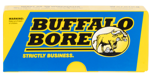 Buffalo Bore Ammunition 24L20 Outdoorsman Strictly Business 9mmLuger 147gr Hard Cast Flat Nose 20 Per Box/12 Case                                                                                       