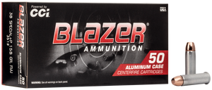 CCI 3519 Blazer Handgun 38Special +P 158gr Total Metal Jacket 50 Per Box/20 Case                                                                                                                        