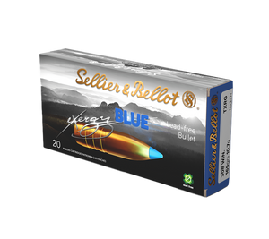 Sellier & Bellot SB308XA eXergy 308Win 165gr TAC EX Blue 20 Per Box/12 Case Sellier & Bellot SB308XA eXergy 308Win 165gr TAC EX Blue 20 Per Box/12 Case