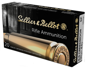 Sellier & Bellot SB65B Rifle  6.5Creedmoor 131gr Soft Point 20 Per Box/25 Case                                                                                                                          