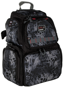 GPS Bags 1711BPPMB Handgunner Backpack PRYM1 Blackout 1000D Nylon Holds 4 Handguns                                                                                                                      