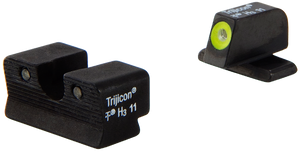 Trijicon 600578 HD Night Sights  Green/Tritium Yellow Outline Front Sight-Green Tritium Black Outline Rear Sight Sig Sauer P220/P229/P240 #6 Front/#8 Rear                                              