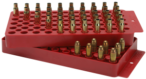 MTM Case-Gard LT150M30 Universal Loading Tray  Red Multi-Caliber Plastic 50rd                                                                                                                           