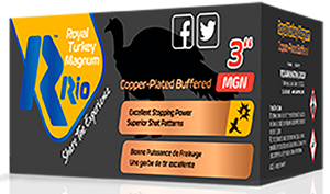 Rio Ammunition RTBCM505 Royal Turkey 12 Gauge 3", 1 3/4 oz 5 Shot, 10 Rounds Per Box, 25 Boxes Per Case Rio Ammunition RTBCM505 Royal Turkey 12 Gauge 3", 1 3/4 oz 5 Shot, 10 Rounds Per Box, 25 Boxes Per Case