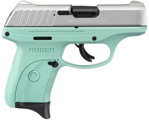 Ruger EC9s Stainless / Turquoise 9mm 3.12" Barrel 7-Rounds