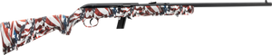 Savage Arms 40222 64 F Full Size 22 LR 10+1 21" Matte Black Carbon Steel Barrel, Matte Black Grooved Carbon Steel Receiver, American Flag Fixed Synthetic Stock, Right Hand Savage Arms 40222 64 F Full Size 22 LR 10+1 21" Matte Black Carbon Steel Barrel, Matte Black Grooved Carbon Steel Receiver, American Flag Fixed Synthetic Stock, Right Hand