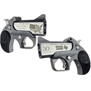 Bond Arms 30th (Rough Series) 30th Anniversary Engraved 45LC/410 3" Barrel Derringer Bond Arms 30th (Rough Series) 30th Anniversary Engraved 45LC/410 3" Barrel Derringer