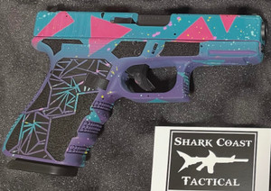 Shark Coast Tactical "80s Day" Glock 19 Gen3 9mm 4.02" 15 rounds Shark Coast Tactical "80s Day" Glock 19 Gen3 9mm 4.02" 15 rounds