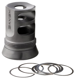 Banish(silencer Central) 100000310867 Muzzle Brake  Banish 30 Gold 1/2x28                                                                                                                               