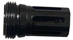 CGS Suppressors CGSSCISIXFH SCI Six Flash Hider  Fits 8.20" Long 1/2"x28 Black                                                                                                                          