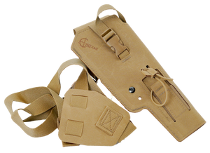 Cole-tac VW112 Varmint Wrangler Pistol Holder Coyote Brown Right Hand                                                                                                                                   