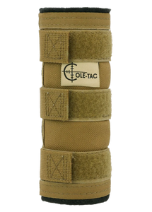 Cole-tac MP102 Metal Python Suppressor Cover Fits 6" Long Coyote Brown                                                                                                                                  