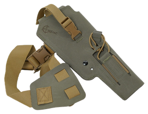 Cole-tac VW214 Varmint Wrangler Pistol Holder Ranger Green Left Hand                                                                                                                                    