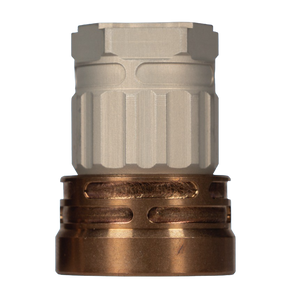 Q LLC ACCE9MOUNTTRILUGCLEAR Erect9r Three-Way Mount 9mm Aluminum/Stainless Steel Clear Hardcoat Anodized Tan                                                                                            