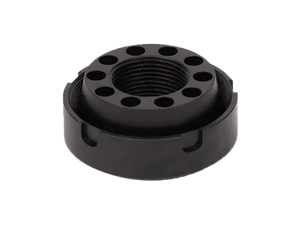SilencerCo AC4741 Charlie Direct Thread Mount Fits 11/16"x24 Stainless Steel Oxide Black                                                                                                                
