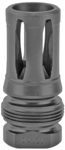 Dead Air DA121 Xeno Flash Hider Black Nitride 4140 Steel with 1/2"-28 tpi Threads, 2.16" OAL & .99" Diameter                                                                                            