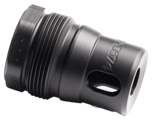 Dead Air RXD674 XRF Xeno Rimfire Muzzle Brake Black Nitride 17-4PH Stainless Steel 1/2"x28 Threads 1.16" OAL 0.81" Diameter                                                                             