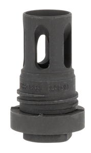 Yankee Hill 431528A Mini QD Flash Hider Black Phosphate Steel with 1/2"-28 tpi Threads & 2.13" OAL for 5.56x45mm NATO AR-Platform                                                                       