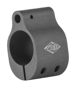 Yankee Hill 9384 Low Profile Gas Block  Clamp Screw .750" Black Phosphate Steel 0.95"                                                                                                                   