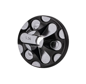 Rugged Suppressors FC007 Flash Hider Front Cap  5.56mm, Black Steel                                                                                                                                     