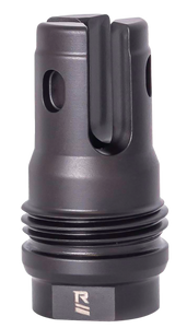 Rugged Suppressor FH006 R3 Flash Mitigation System Black with 3/4"-24 tpi Threads & 2.13" OAL for 7.62mm Radiant762, Surge762, Razor762 & Micro30 Suppressors                                           