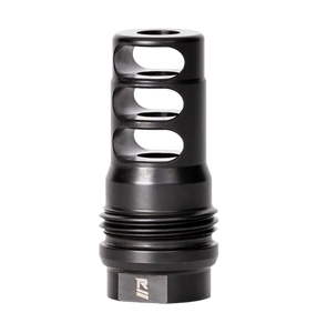 Rugged Suppressor MB011 3 Port Brake  Black with 1/2"-28 tpi Threads & 2.16" OAL for 5.56x45mm NATO Radiant762, Surge762, Razor762 & Micro30 Suppressors                                                