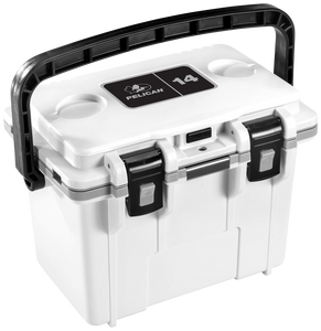 PELICAN 14Q-1-WHTGRY 14QT ELITE COOLER WHT/GRY                                                                                                                                                          