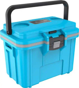 Pelican 8Q1CLBLUGRY Personal Cooler Elite Blue/Gray 8 QT                                                                                                                                                