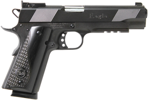 Iver Johnson Arms Eagle LR  Government Size 45 ACP 8+1 5" Matte Blued                                                                                                                           