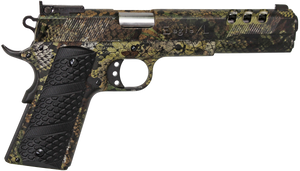 Iver Johnson Arms EAGLEXL10P Eagle XL10P Swamp Snake  10mm 8+1 6" Swamp Snake Hydrographic Front/Rear Angled Serrations Ported 4140 Steel Slide G-10 Snake Skin Grip                                    
