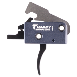 Timney Triggers IMPACT Impact AR Curved Trigger with 3 lbs Draw Weight & Black Finish for AR-Platform                                                                                                   