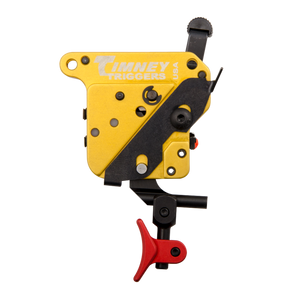 Timney Triggers 520CEA Calvin Elite Custom 8 oz Draw Weight & Black/Gold Finish for Remington 700 Right                                                                                                 