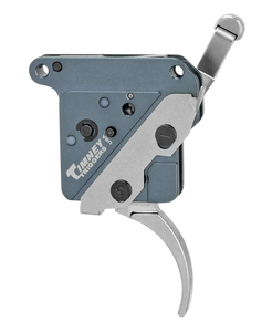 Timney Triggers THEHIT16 Hit Trigger  Curved Trigger with 8 oz Draw Weight & Nickel Finish for Remington 700 Right                                                                                      