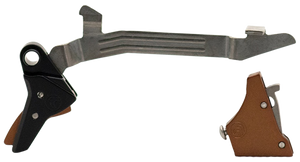 Timney Triggers ALPHAGLOCK34LRGBRNZE Alpha Competition 45 ACP/10mm Auto, Bronze Straight Trigger, Compatible w/Glock Gen3-4                                                                             