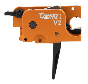 Timney Triggers SCORPIONST  V2 9mm Orange/Black Straight Fits CZ Scorpion                                                                                                                               