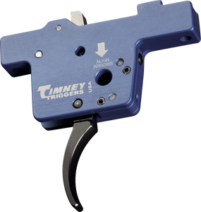 Timney Triggers 334 Stevens 334  Blue Single-Stage Curved Fits Savage                                                                                                                                   