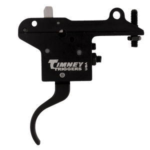 Timney Triggers 401 Featherweight  Curved Trigger with 3 lbs Draw Weight & Black Finish for Winchester 70 Right                                                                                         