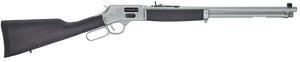 Henry H012GMAW Big Boy All Weather Side Gate Full Size 357 Mag 10+1 20" Hard Chrome Plated Steel Barrel, Satin Hard Chrome Steel Receiver, Stained Hardwood Wood Stock Right Hand                       