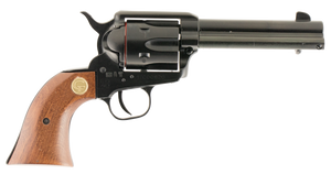 Chiappa Firearms 340053 SAA 1873  Medium Frame 22 LR 6 Shot, 4.75" Blued Steel Barrel, Blued Steel Frame, Blued Cylinder, Wood Grip, Exposed Hammer                                                     