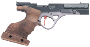 Chiappa Firearms 401138 FAS 6007  22 LR 5+1 5.63" Black Anodized Aluminum Slide, Grey Anodized Steel Frame Walnut Grip                                                                                  