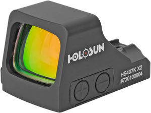 Holosun HE407K-GD-X2   Black 6 MOA Gold Dot Reticle                                                                                                                                                     