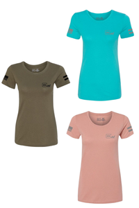 Glock Girl Flag Tee Shirts 