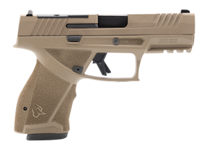 Taurus  TX 9  Compact 9mm Luger 15+1 4" Black Barrel, Flat Dark Earth Alloy Steel Optic Ready/Serrated Slide, Flat Dark Earth Stainless Steel Frame w/Picatinny Rail, Interchangeable Backstrap Grip    