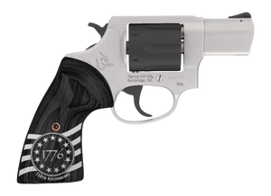 Taurus 2-85625-US3 856 1776 Small 38 Special +P 6 Shot 2" Stainless Steel Barrel, Black Stainless Steel Cylinder, Stainless Steel Frame, Custom Altamont Grip, Transfer Bar Safety                      
