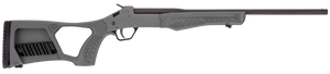 Rossi SSP1-GRAY Tuffy Single Shot Youth 410 Gauge Break Open 3" 1rd 18.50" Matte Black Barrel, Matte Black Steel Receiver, Gray Synthetic Thumbhole Stock w/Shell Holder, Right Hand                    